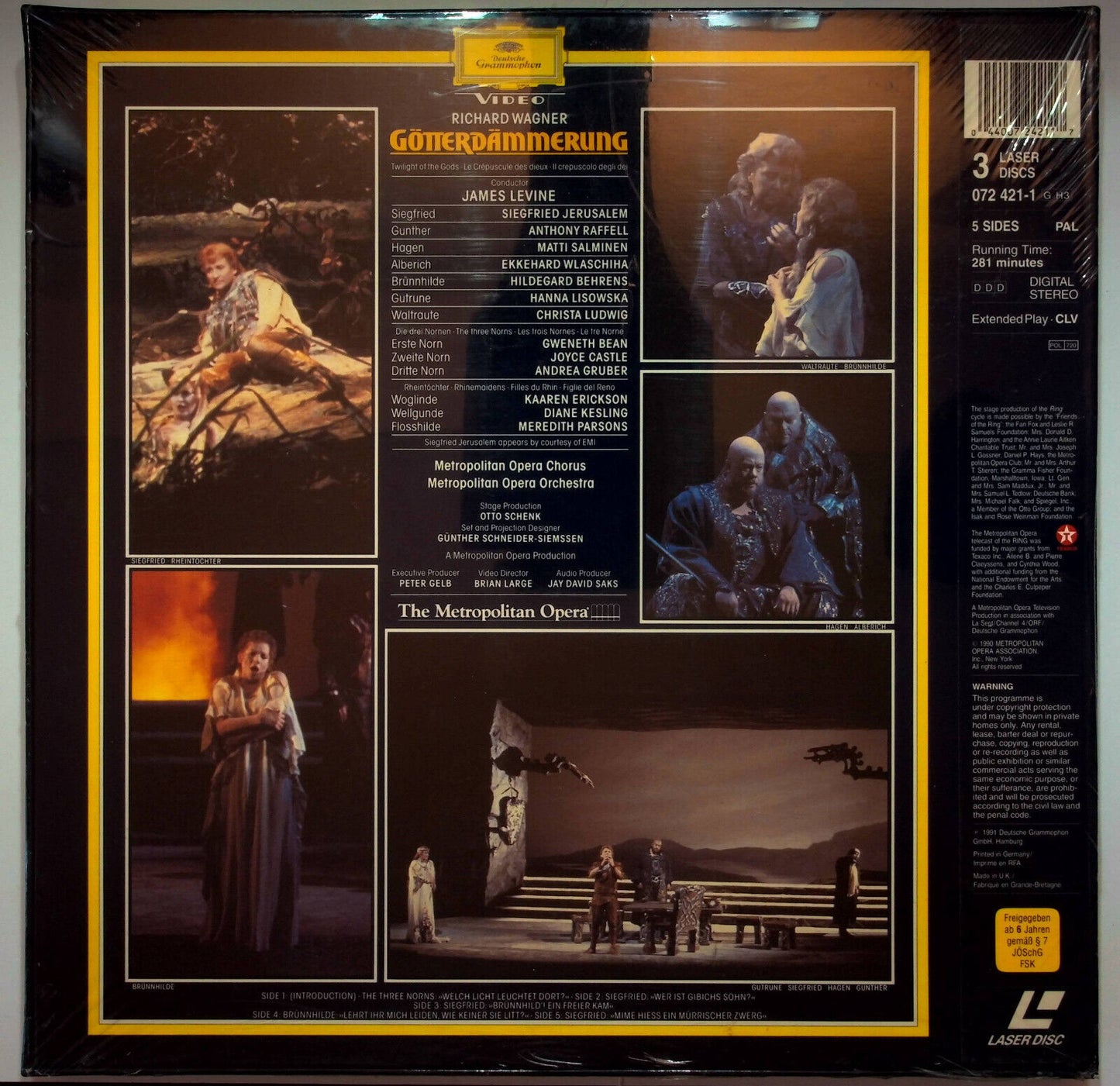 EBOND Richard Wagner Gotter Dammerung - Laser Disc Pal