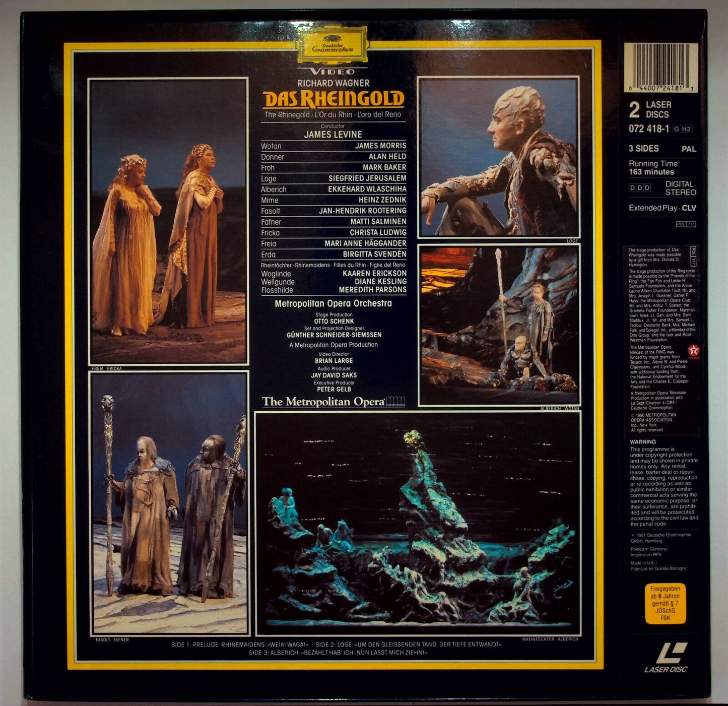 EBOND Richard Wagner Das Rheingold - Laser Disc Pal