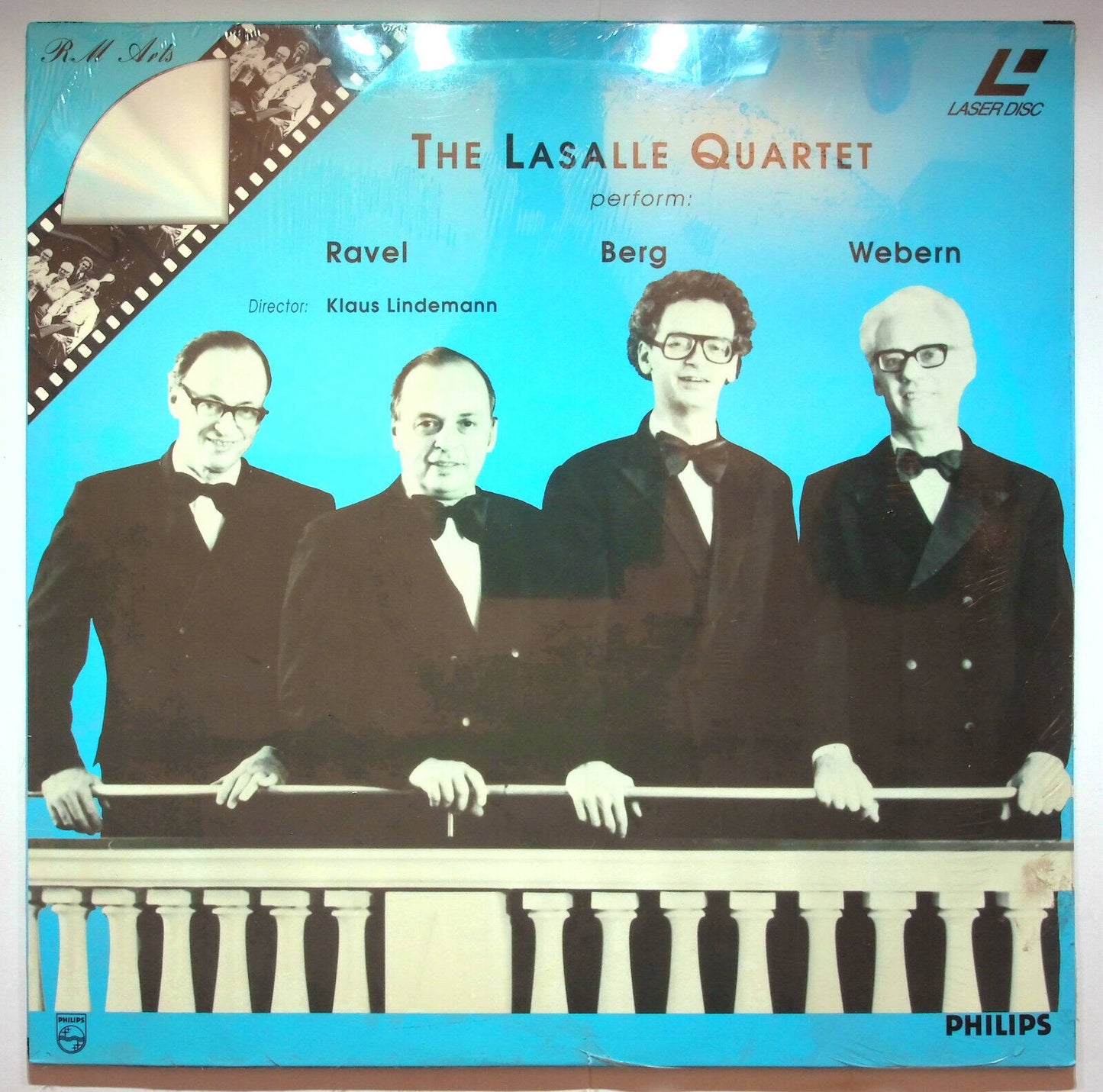EBOND The Lasalle Quartet Perform: Maurice R., Alban B., Anton W. Laser Disc Pal