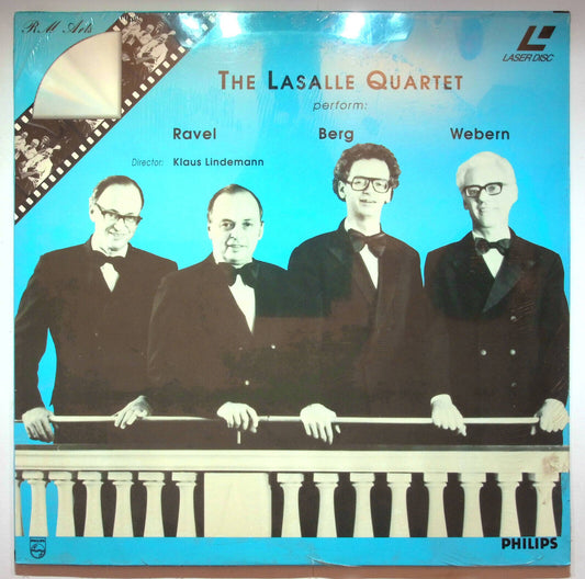 EBOND The Lasalle Quartet Perform: Maurice R., Alban B., Anton W. Laser Disc Pal