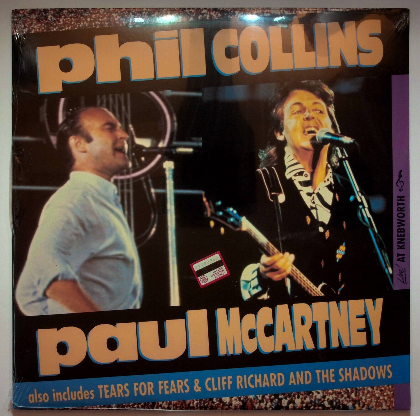 EBOND Live At Knebworth - Phil Collins Paul Mccartney - Laser Disc Pal