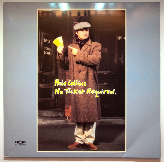 EBOND Phil Collins - No Ticket Required  - Laser Disc CD Video Pal