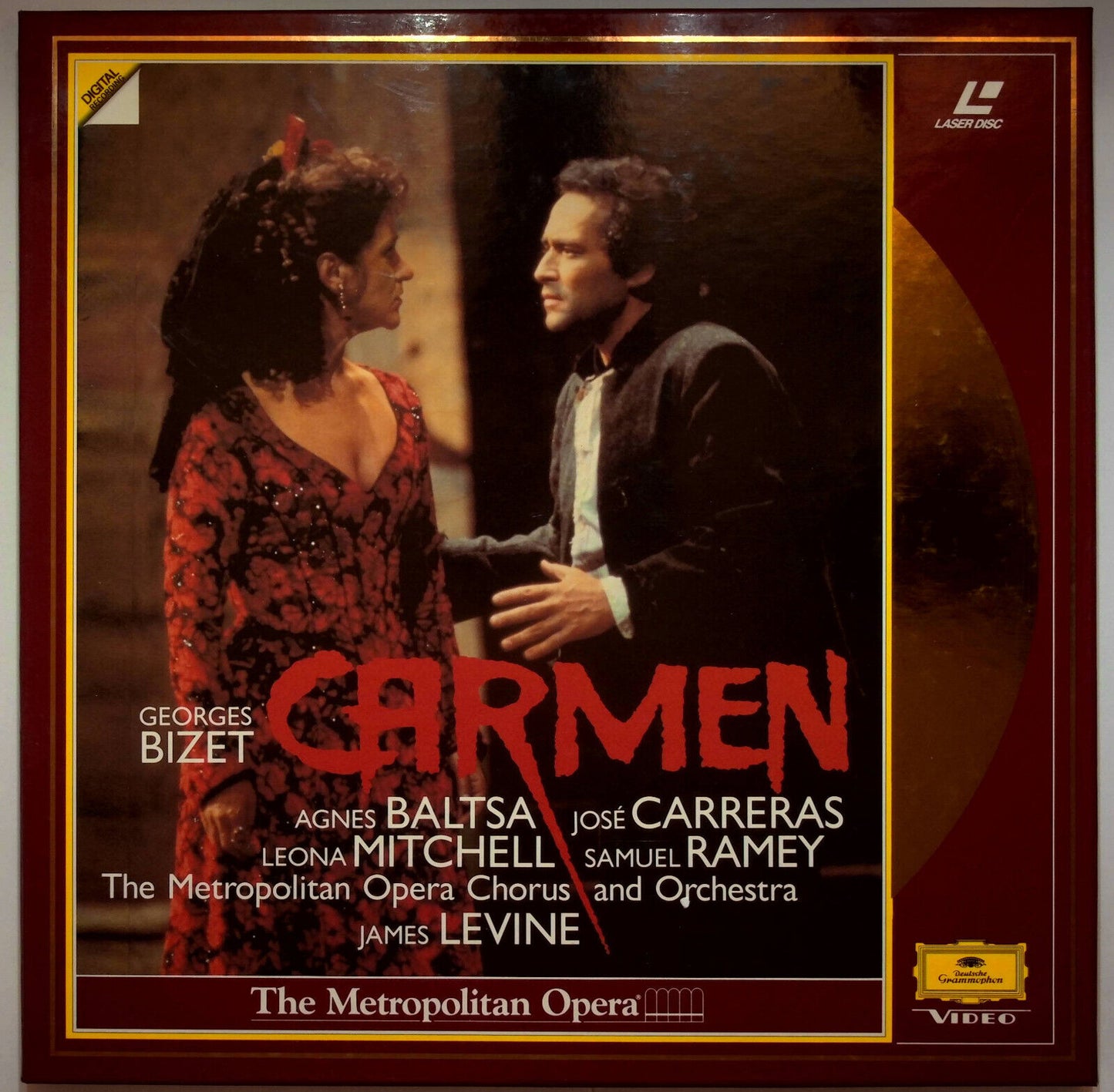 EBOND Georges Bizet Carmen - Laser Disc CD Video Pal