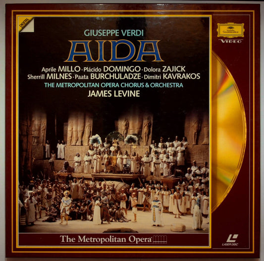 EBOND Giuseppe Verdi Aida - Laser Disc CD Video Pal