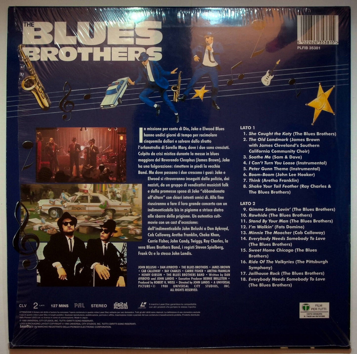 EBOND The Blues Brothers - Laser Disc Pal