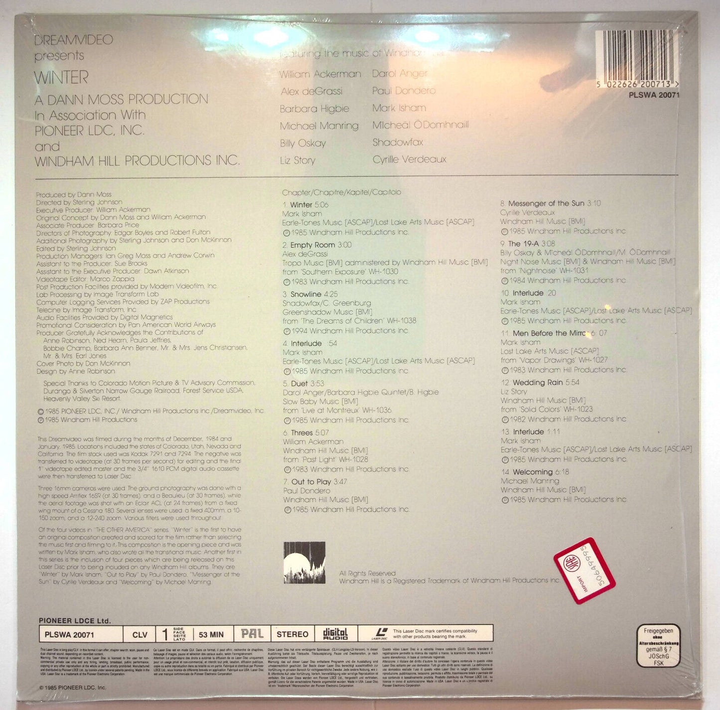 EBOND The Other America Series - Winter - Laser Disc Pal