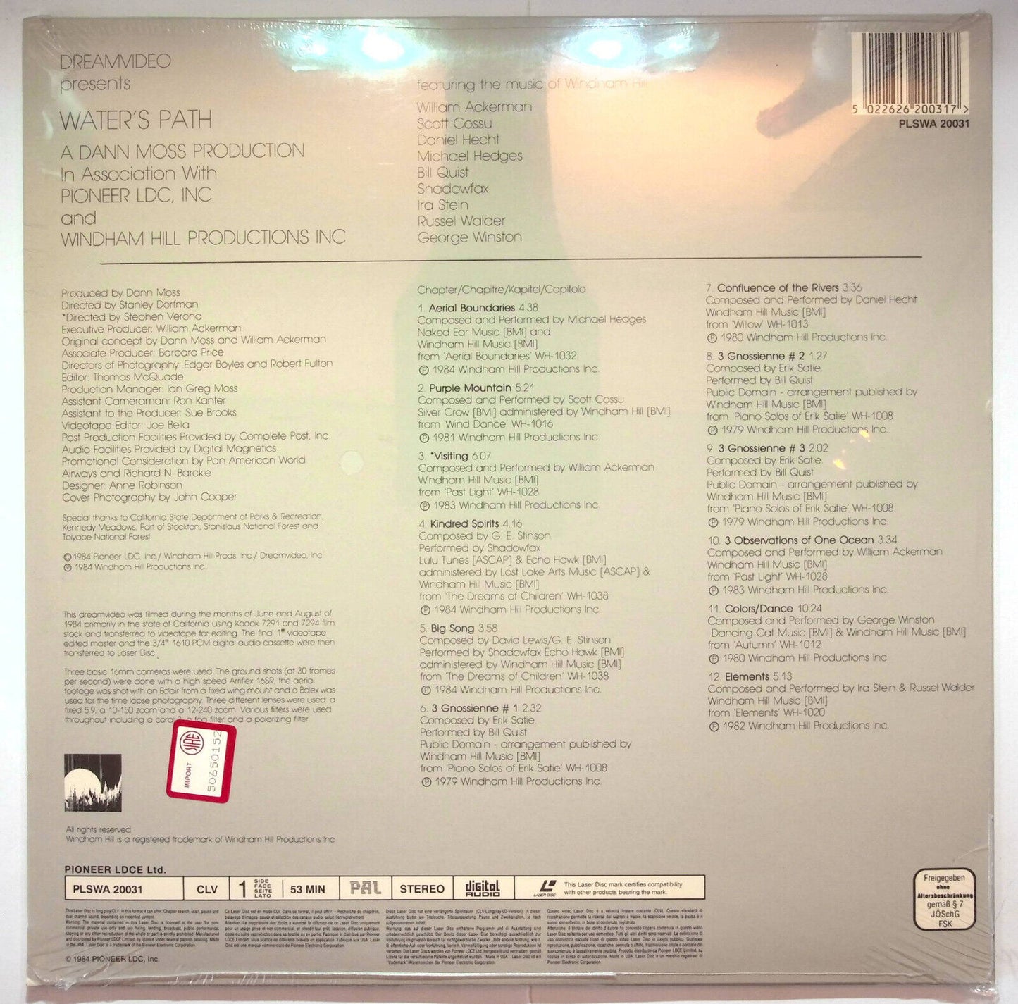EBOND The Other America Series - Water's Path - Laser Disc Pal