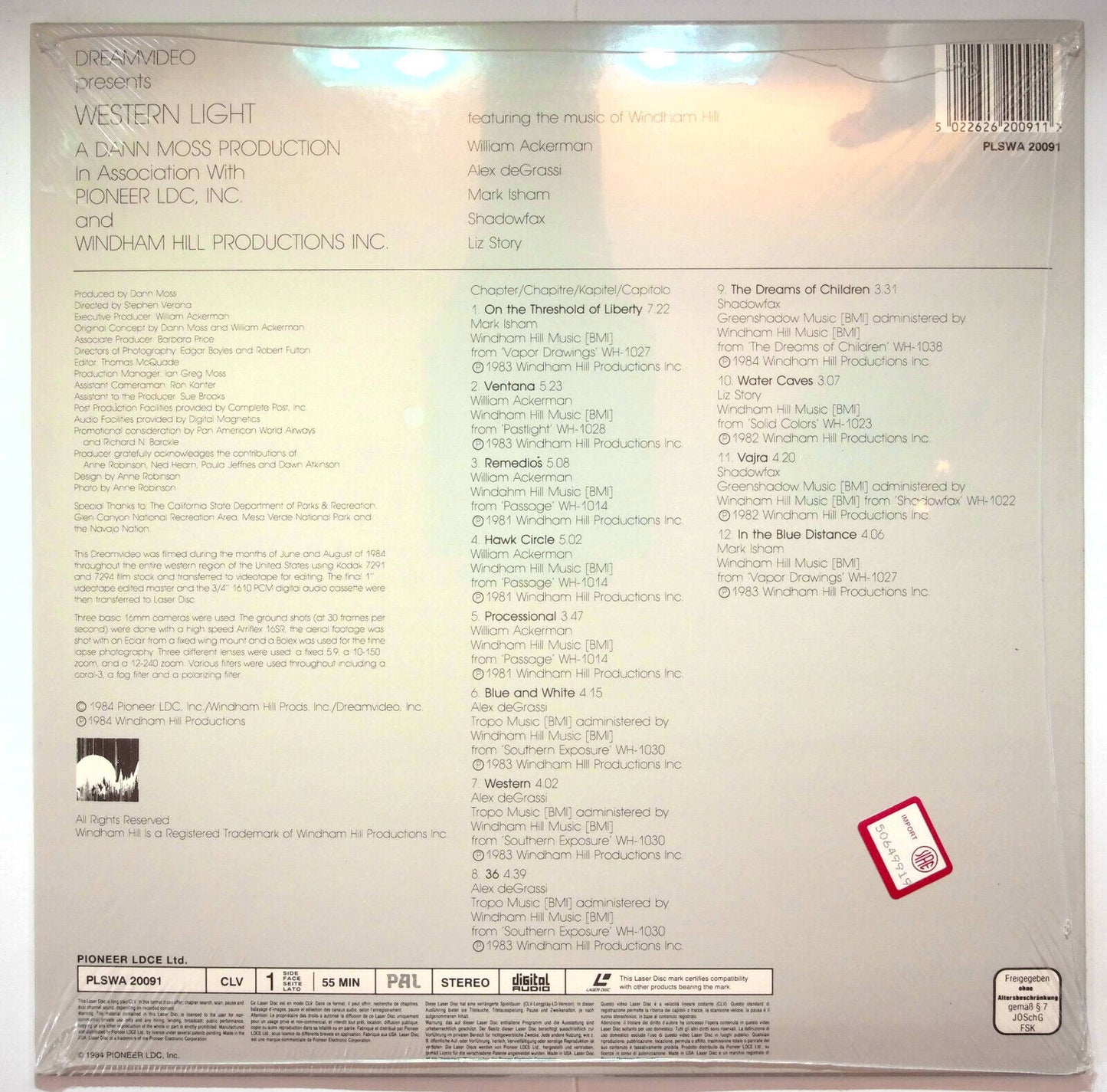 EBOND The Other America Series - Western Light - Laser Disc Pal
