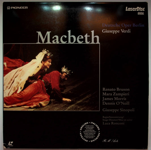 EBOND Giuseppe Verdi Macbeth - Deutsche Oper Berlin - Laser Disc Pal