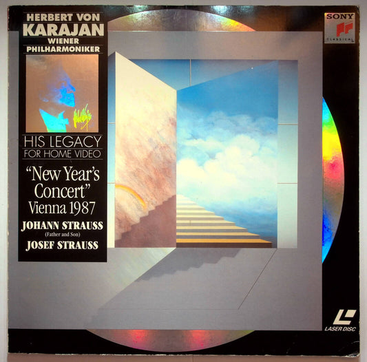 EBOND New Year's Concert Vienna 1987 - Herbert Von Karajan  - Laser Disc Pal