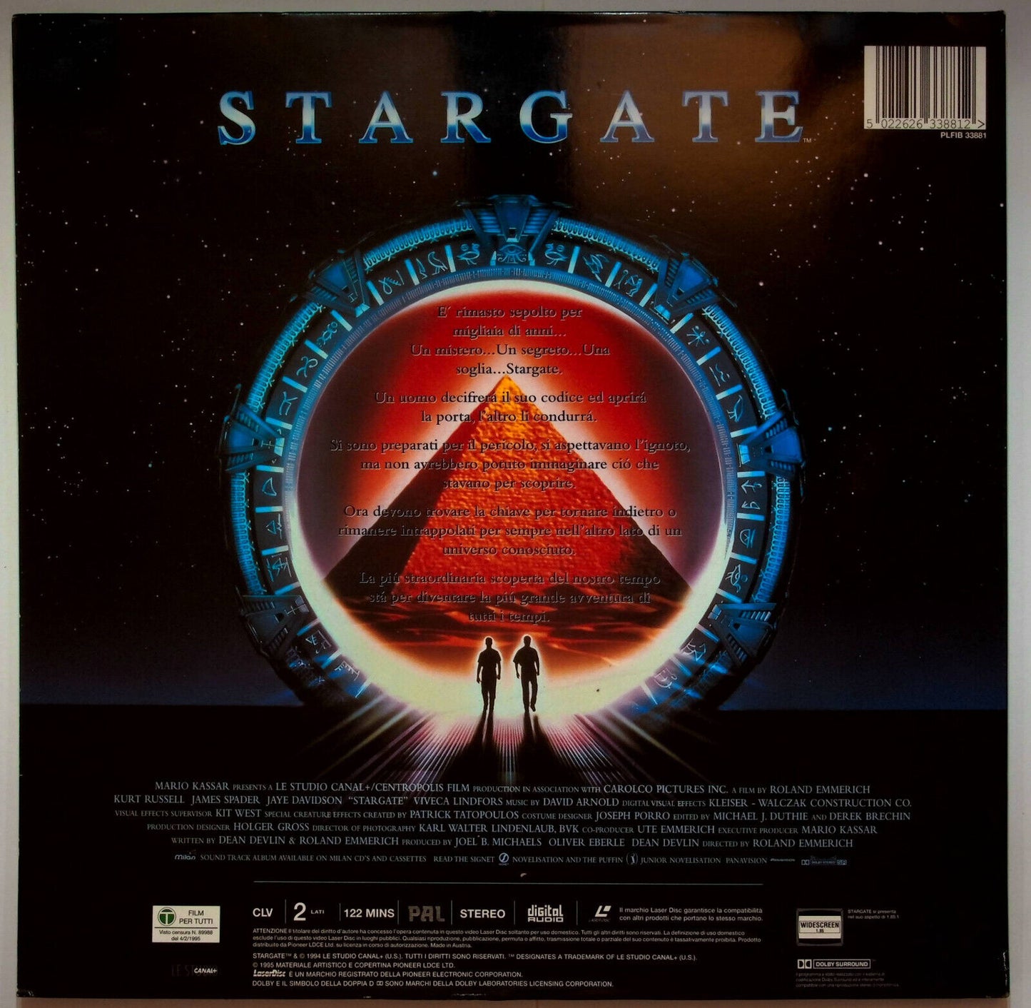 EBOND Stargate - Laser Disc Pal