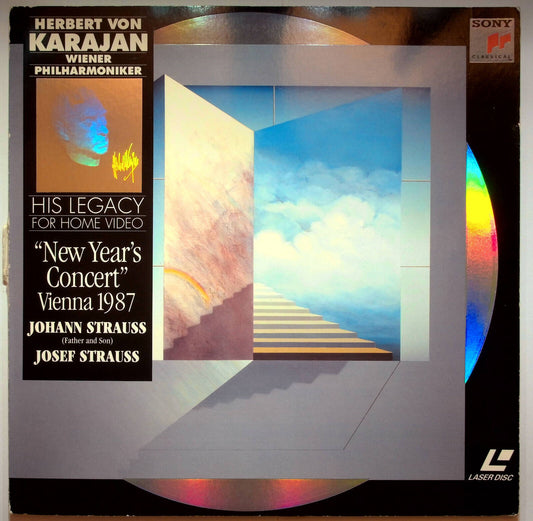 EBOND New Year's Concert Vienna 1987 - Herbert Von Karajan  - Laser Disc Ntsc