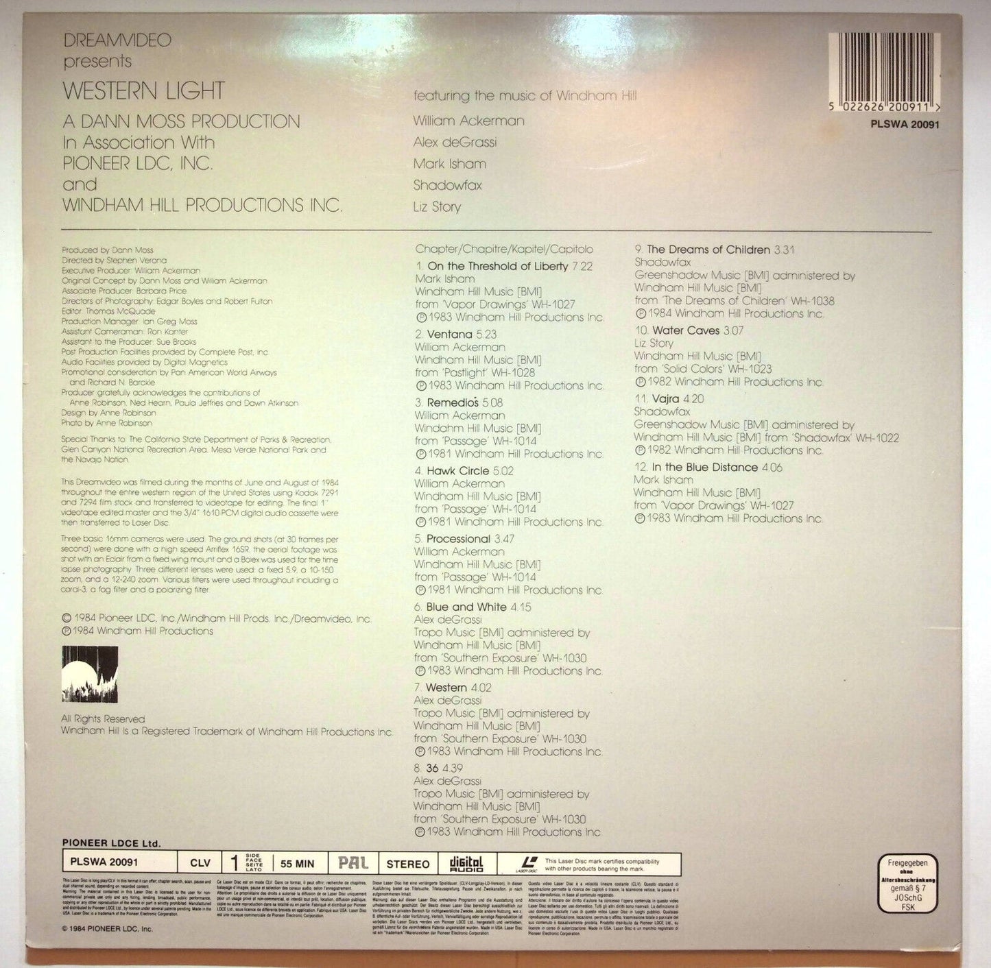 EBOND The Other America Series - Western Light - Laser Disc Pal