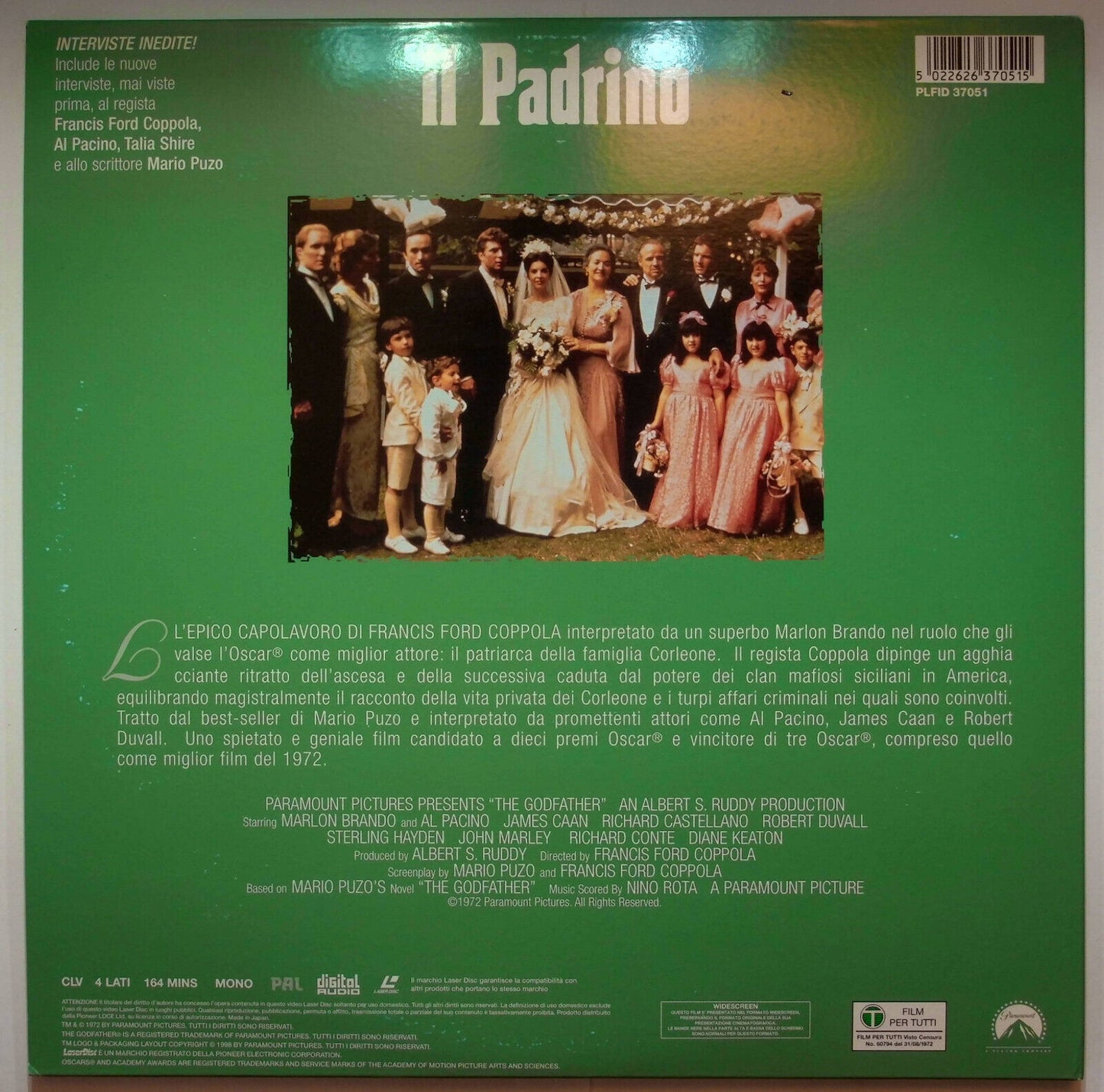 EBOND Il Padrino - Laser Disc Pal