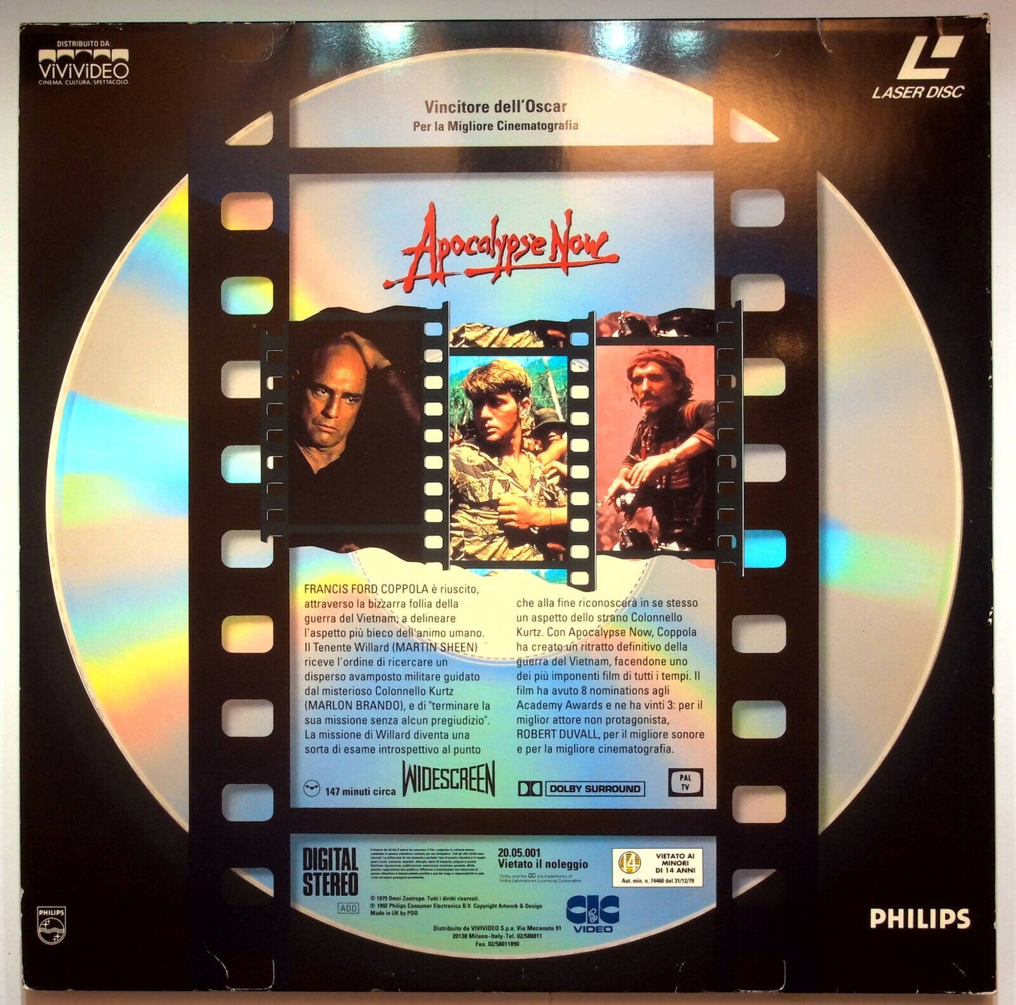 EBOND Apocalypse Now - Laser Disc Pal