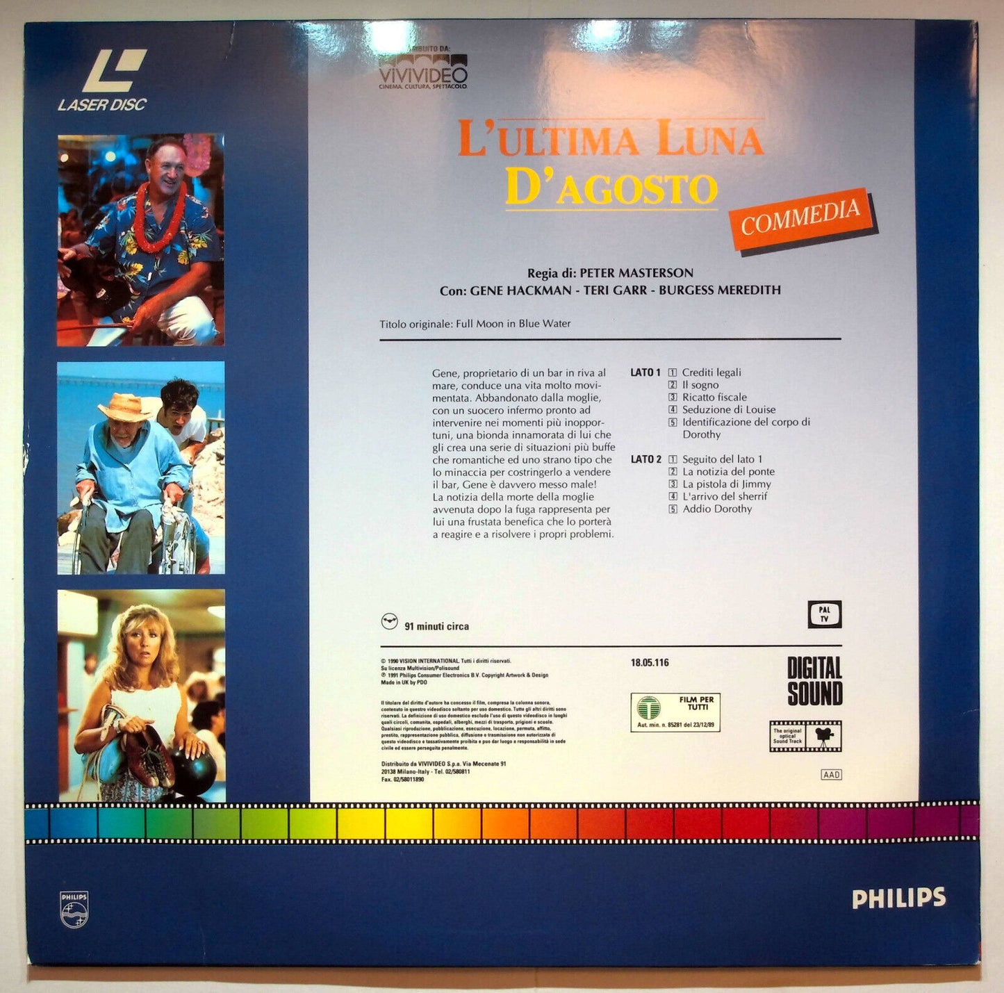 EBOND L'ultima Luna D'agosto - Laser Disc Pal