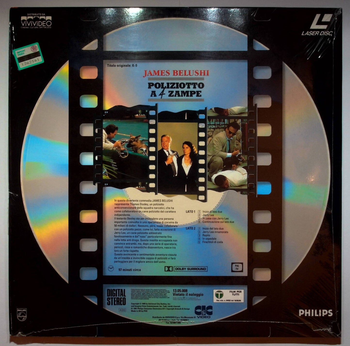 EBOND Poliziotto A 4 Zampe - Laser Disc Pal