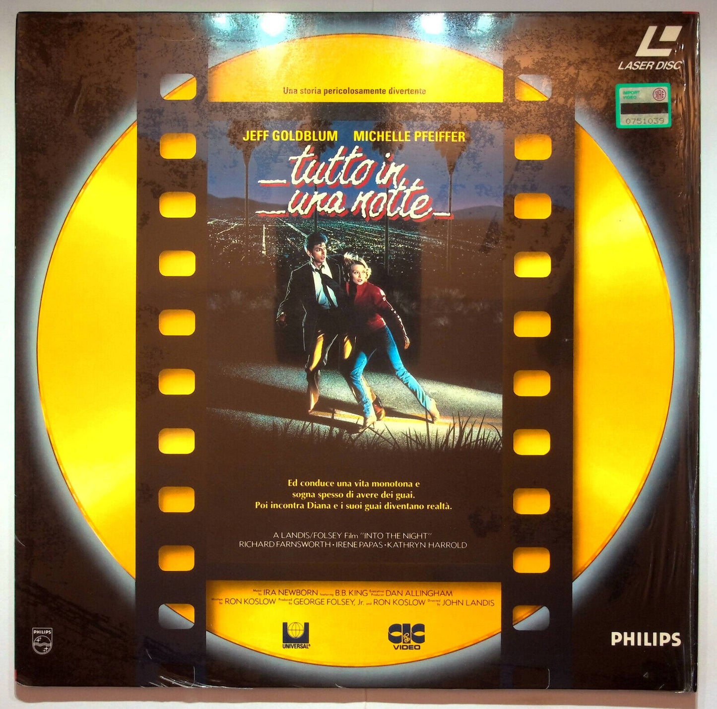 EBOND Tutto In Una Notte - Laser Disc Pal