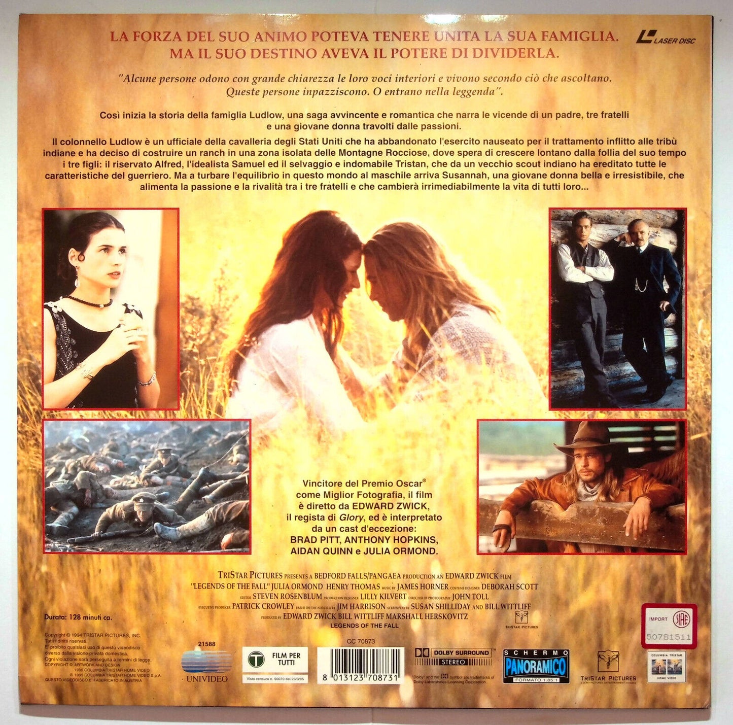 EBOND Vento Di Passioni - Laser Disc Pal