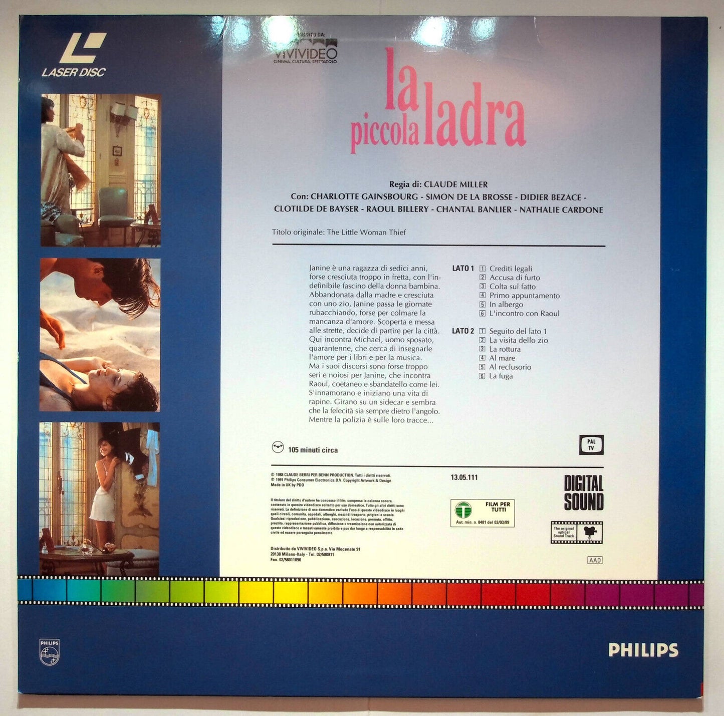 EBOND La Piccola Ladra - Laser Disc Pal