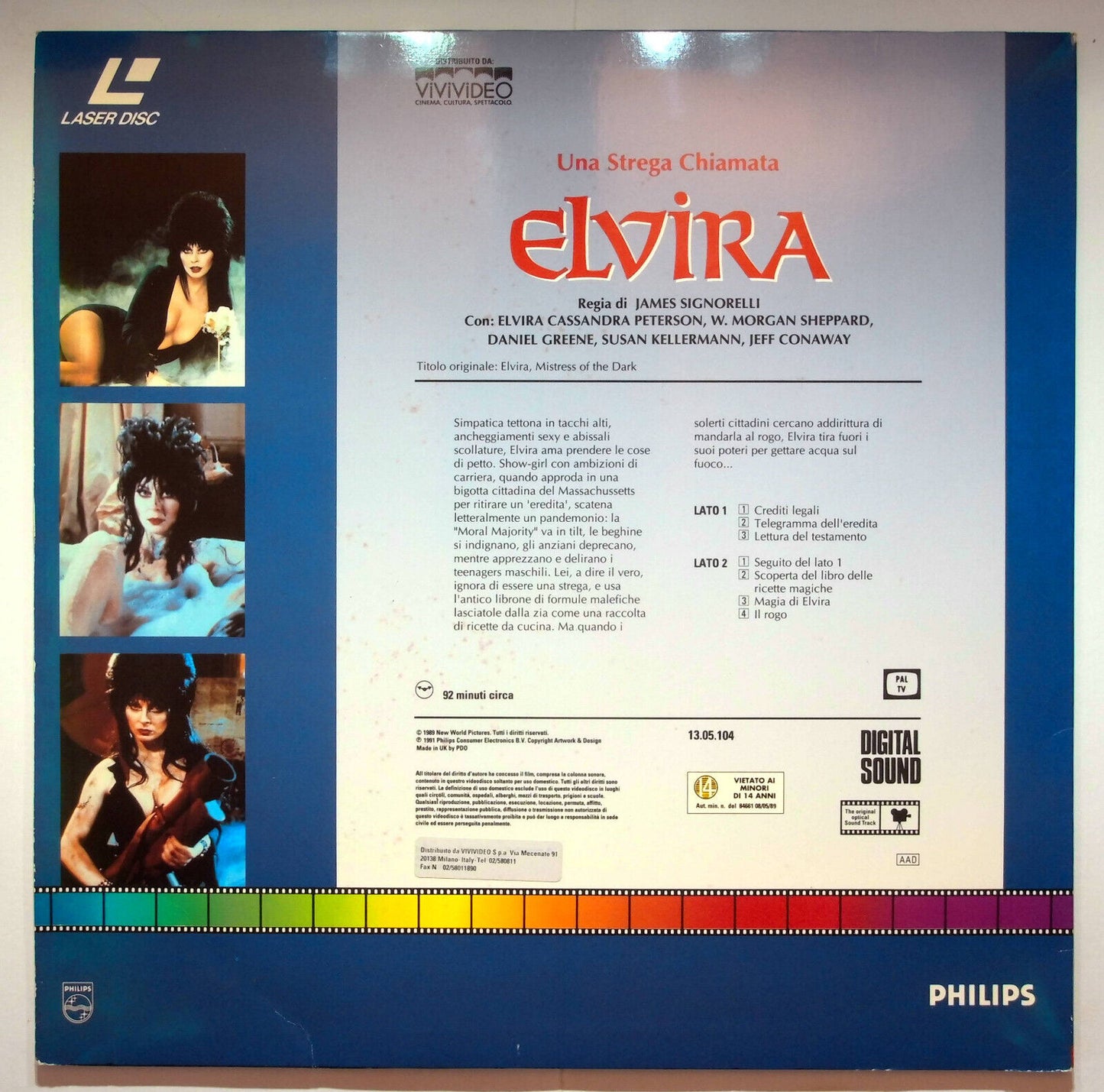 EBOND Una Strega Chiamata Elvira - Laser Disc Pal