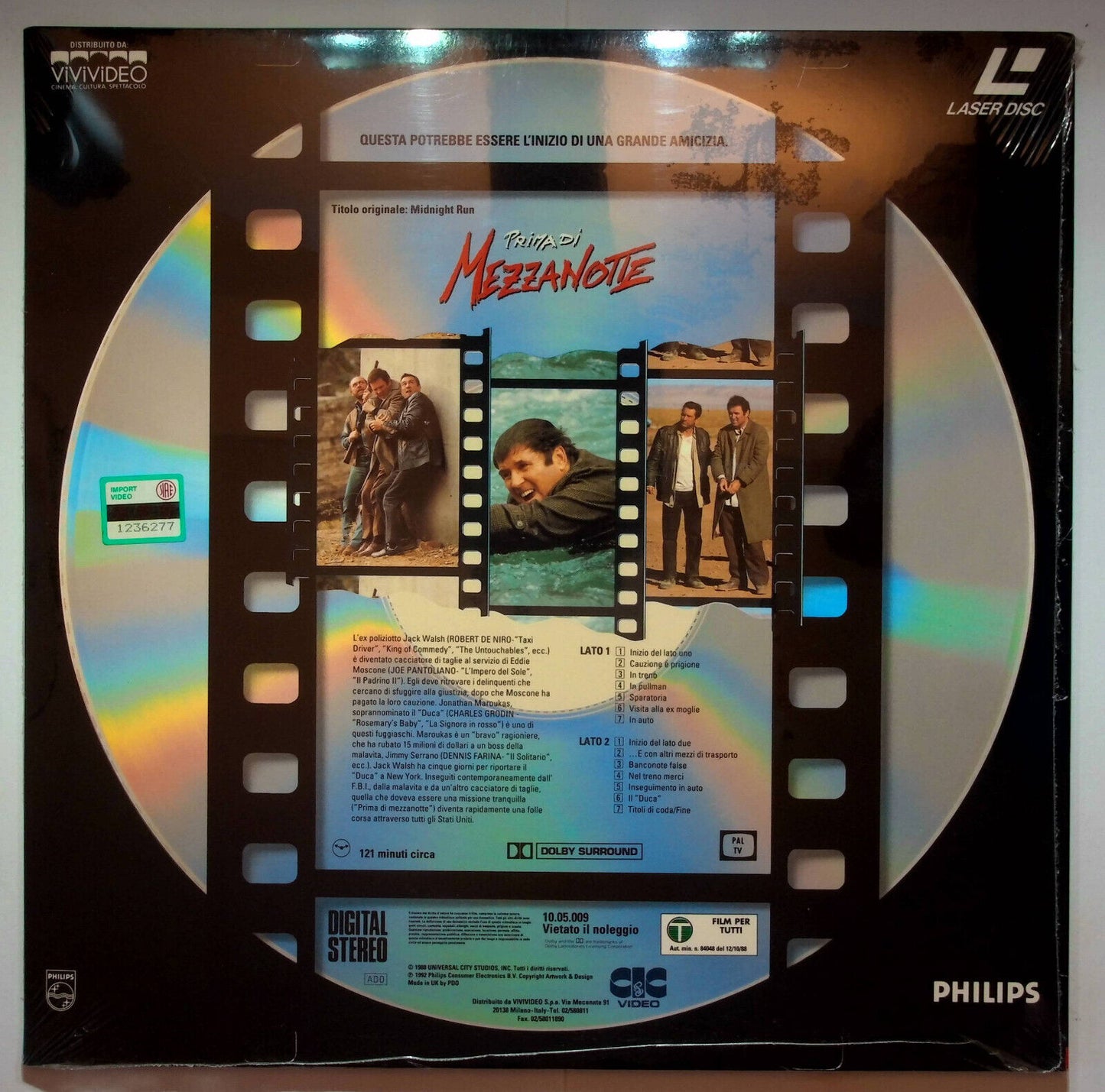 EBOND Prima Di Mezzanotte - Laser Disc Pal