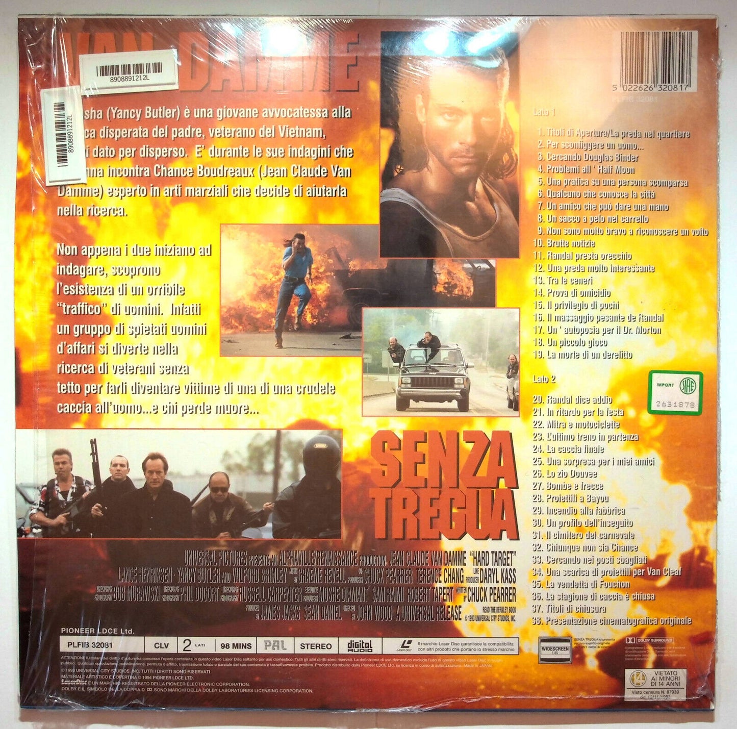 EBOND Senza Tregua - Laser Disc Pal