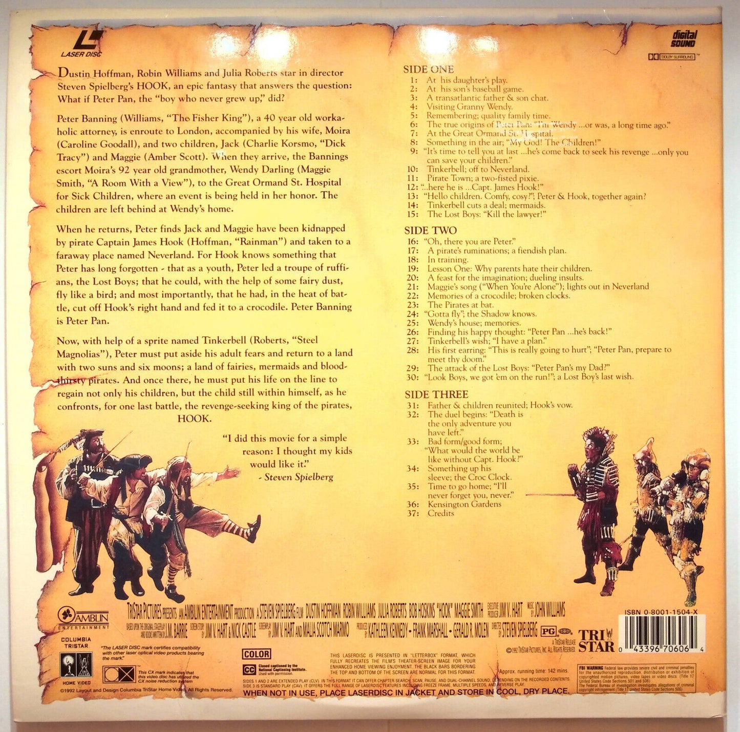 EBOND Hook - Laser Disc Ntsc