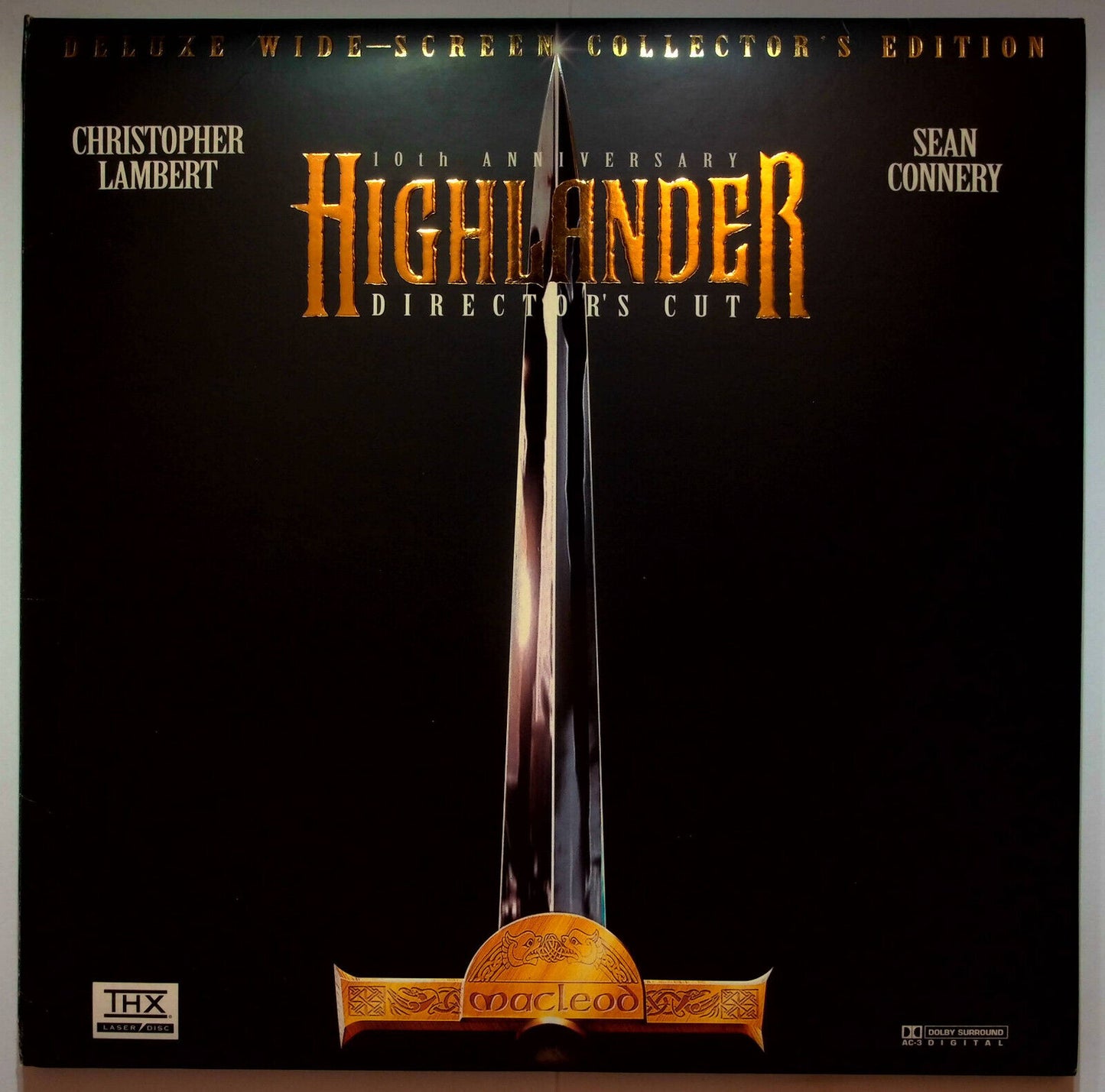 EBOND Highlander 10th Anniversary Director's Cut  - Laser Disc Ntsc