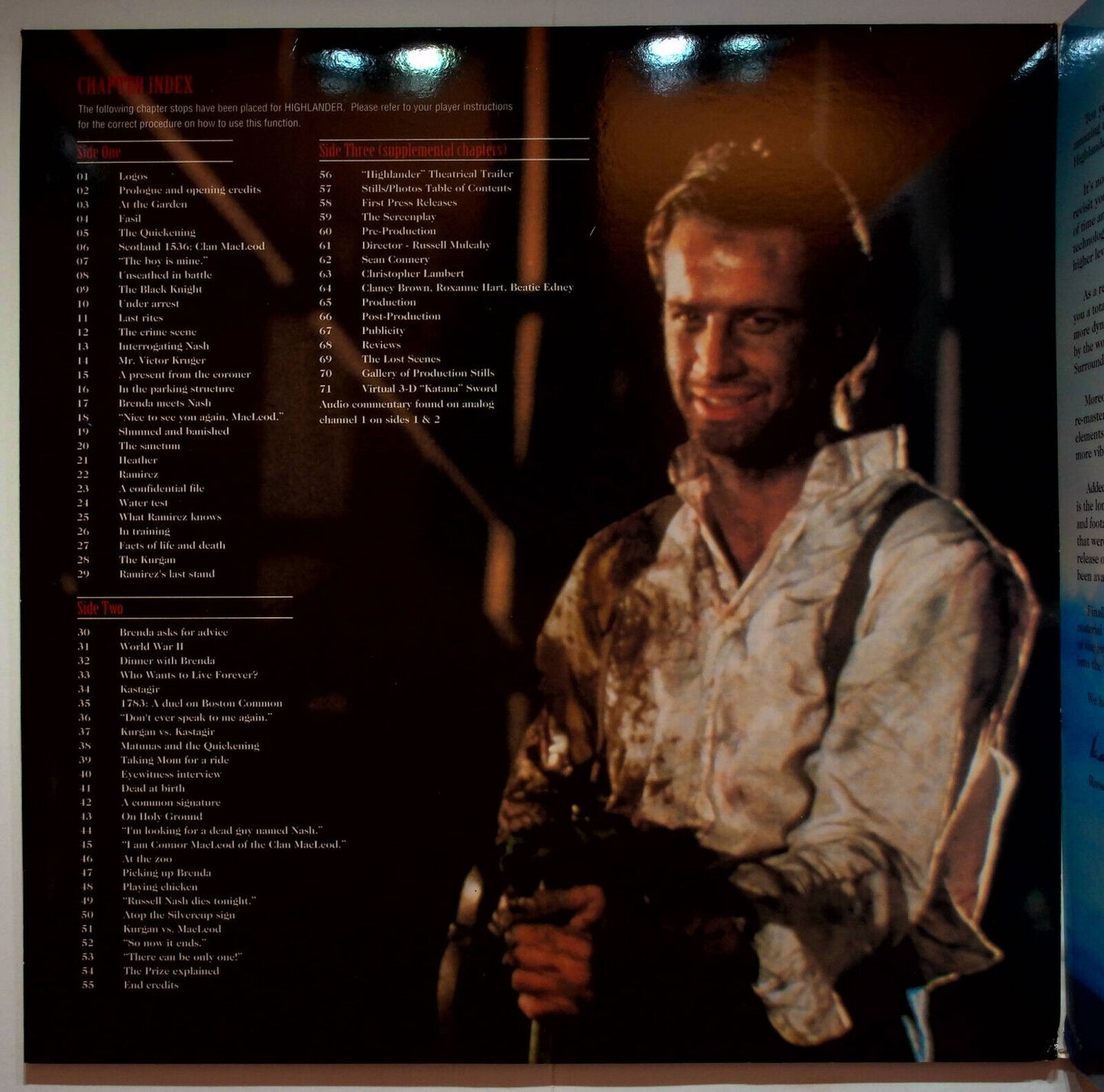 EBOND Highlander 10th Anniversary Director's Cut  - Laser Disc Ntsc