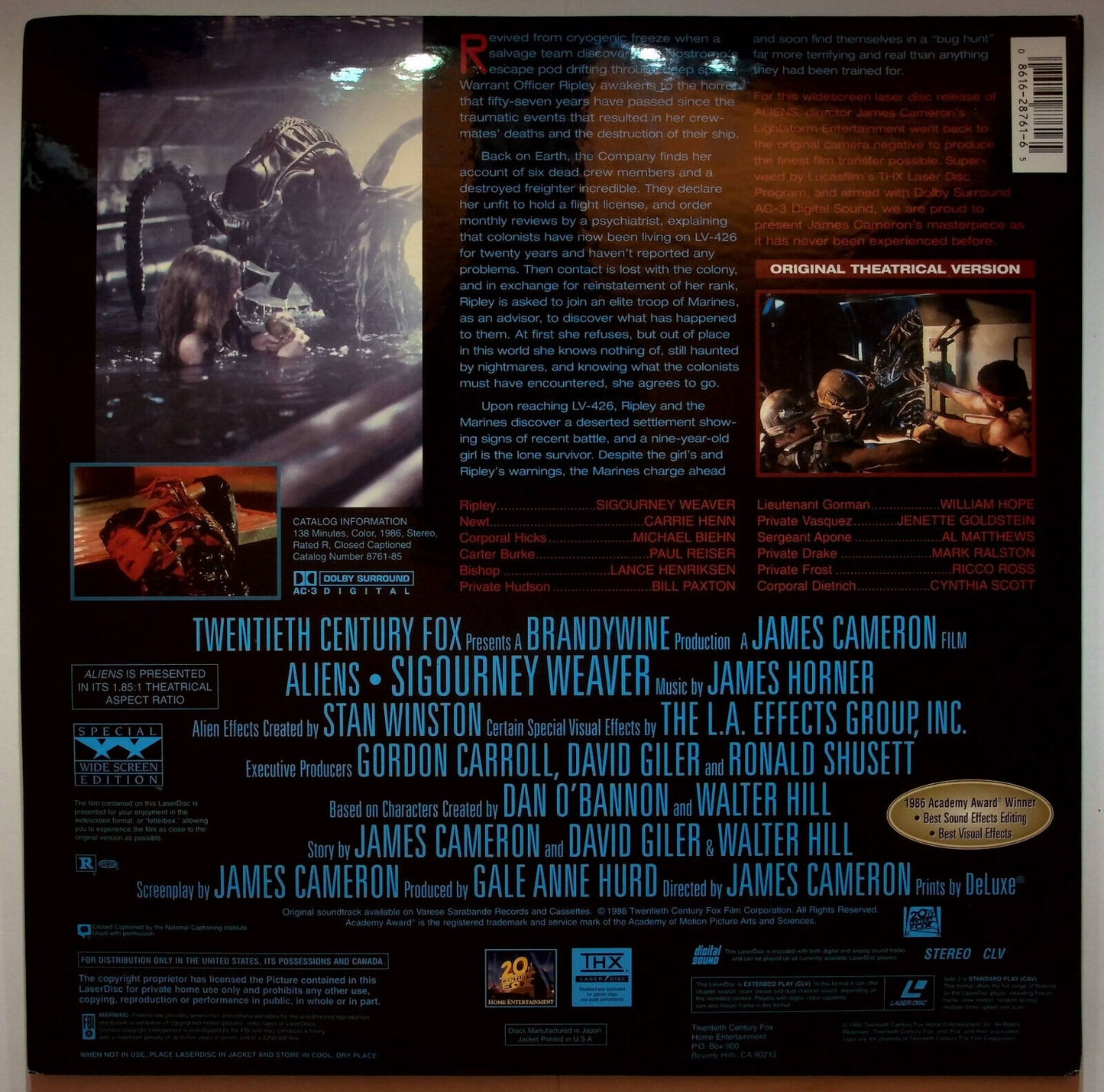 EBOND Aliens - Laser Disc Ntsc
