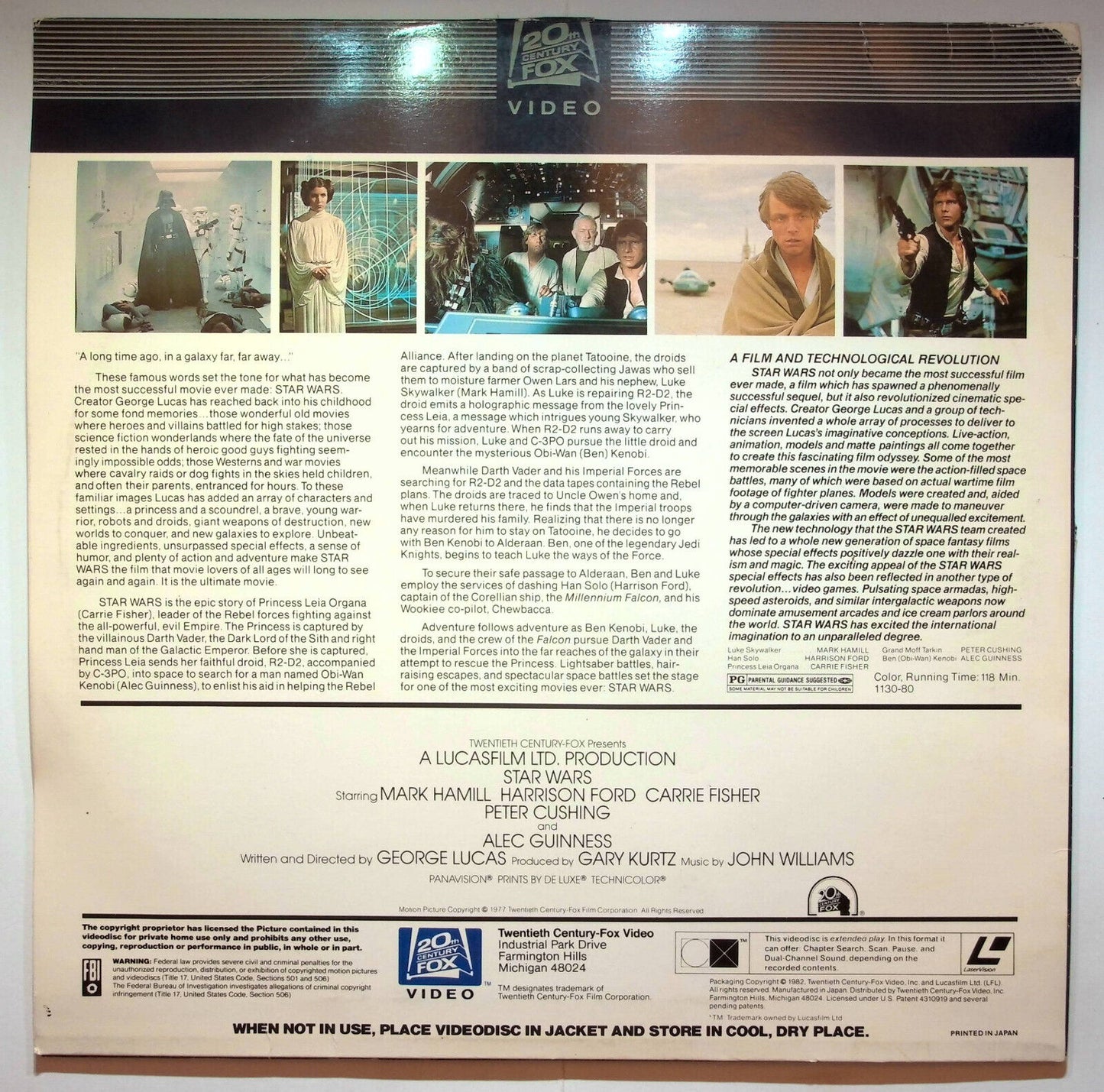 EBOND Star Wars - Laser Disc Ntsc