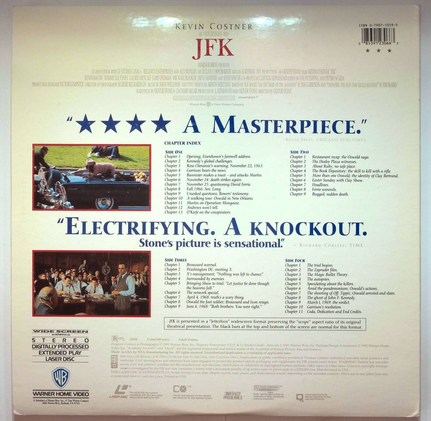 EBOND Jfk - Laser Disc Ntsc