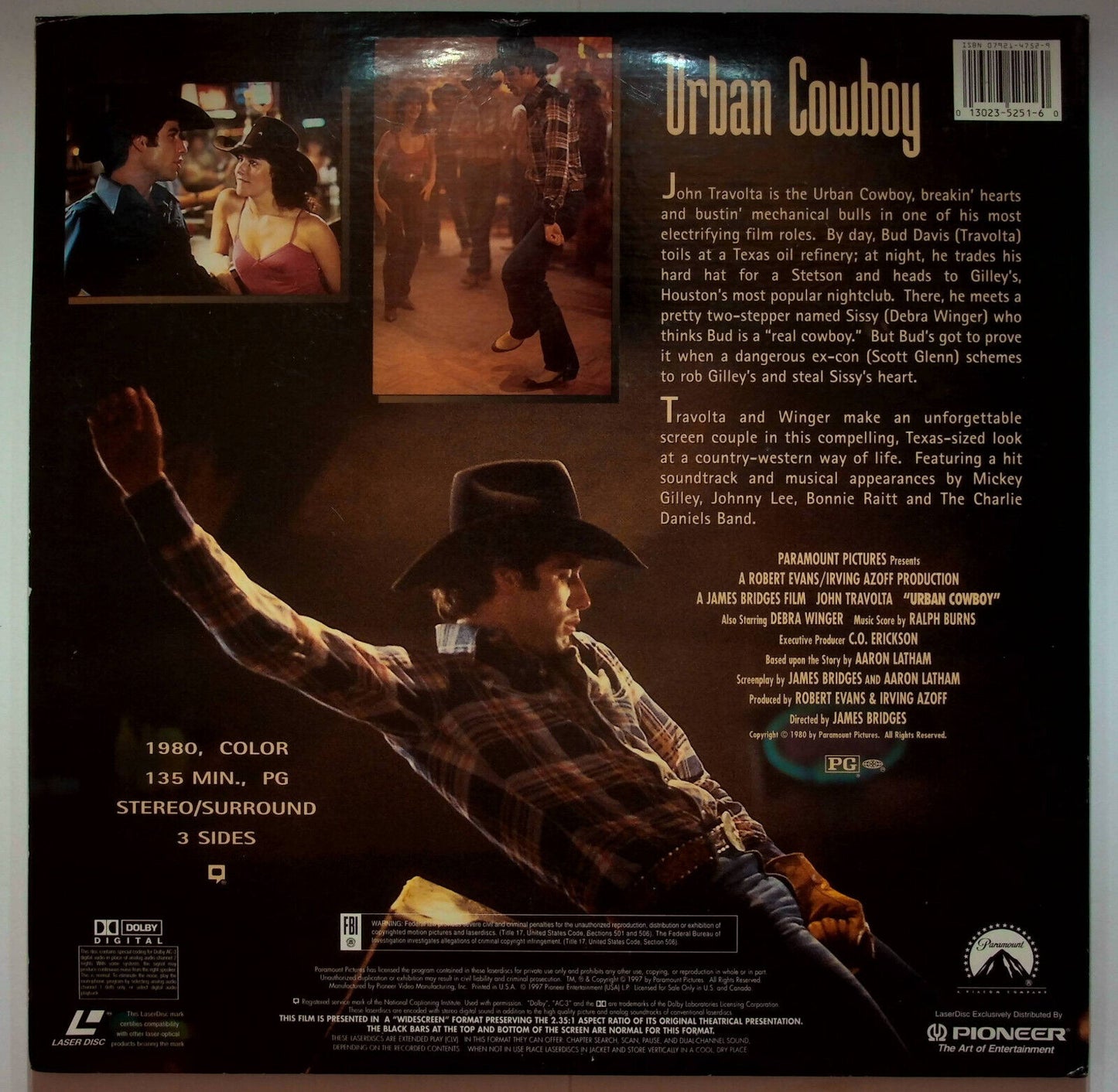 EBOND Urban Cowboy - Laser Disc Ntsc
