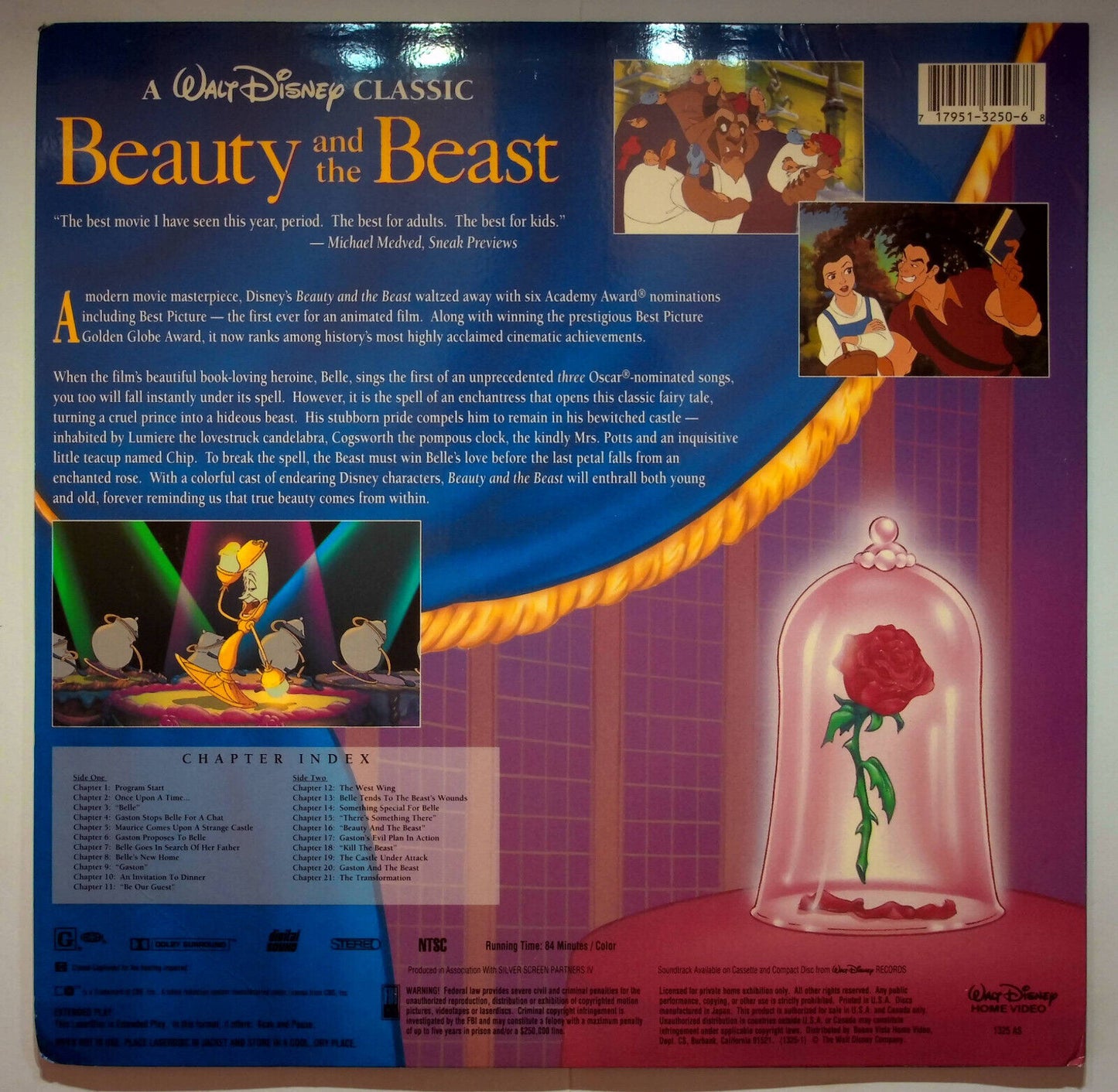 EBOND Beauty And The Beast - Walt Disney Classic - Laser Disc Ntsc