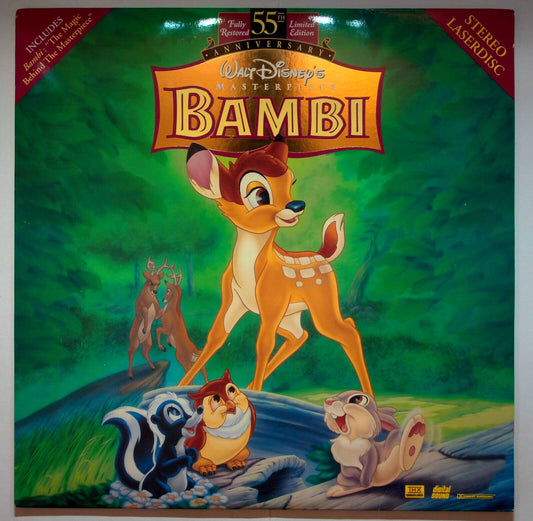 EBOND Bambi 55th Anniversary Limited Edition - Walt Disney - Laser Disc Ntsc