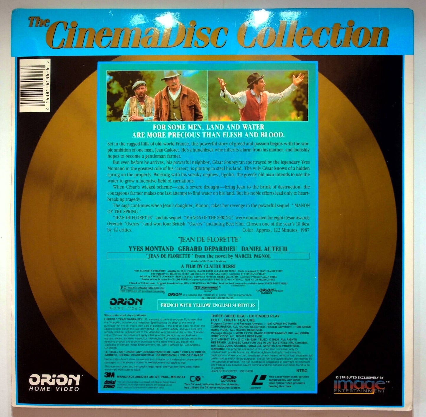 EBOND Jean De Floretter - Laser Disc Ntsc