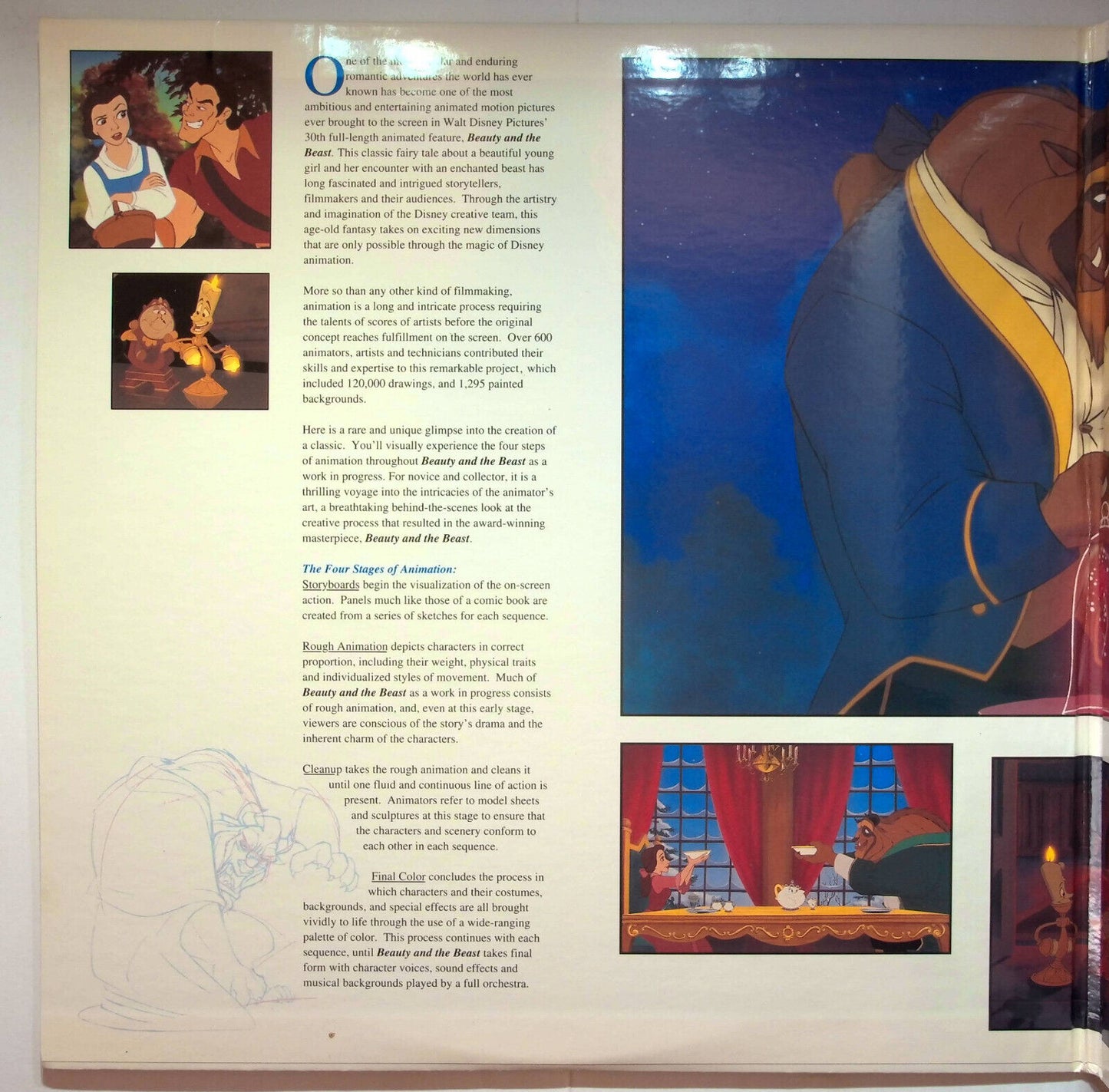 EBOND Beauty And The Beast - Work In Progress - Laser Disc Ntsc