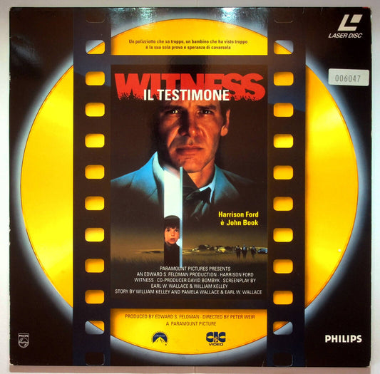 EBOND Witness Il Testimone - Laser Disc Pal