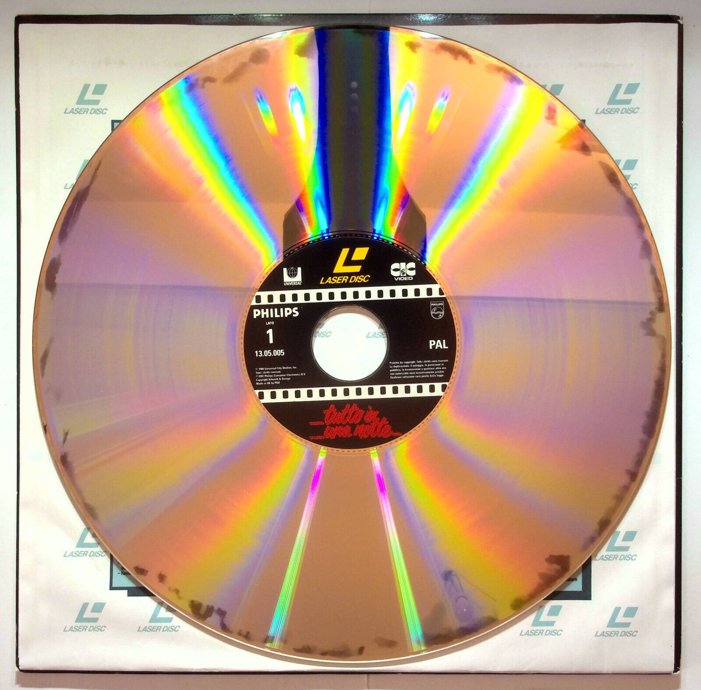 EBOND Tutto In Una Notte - Laser Disc Pal