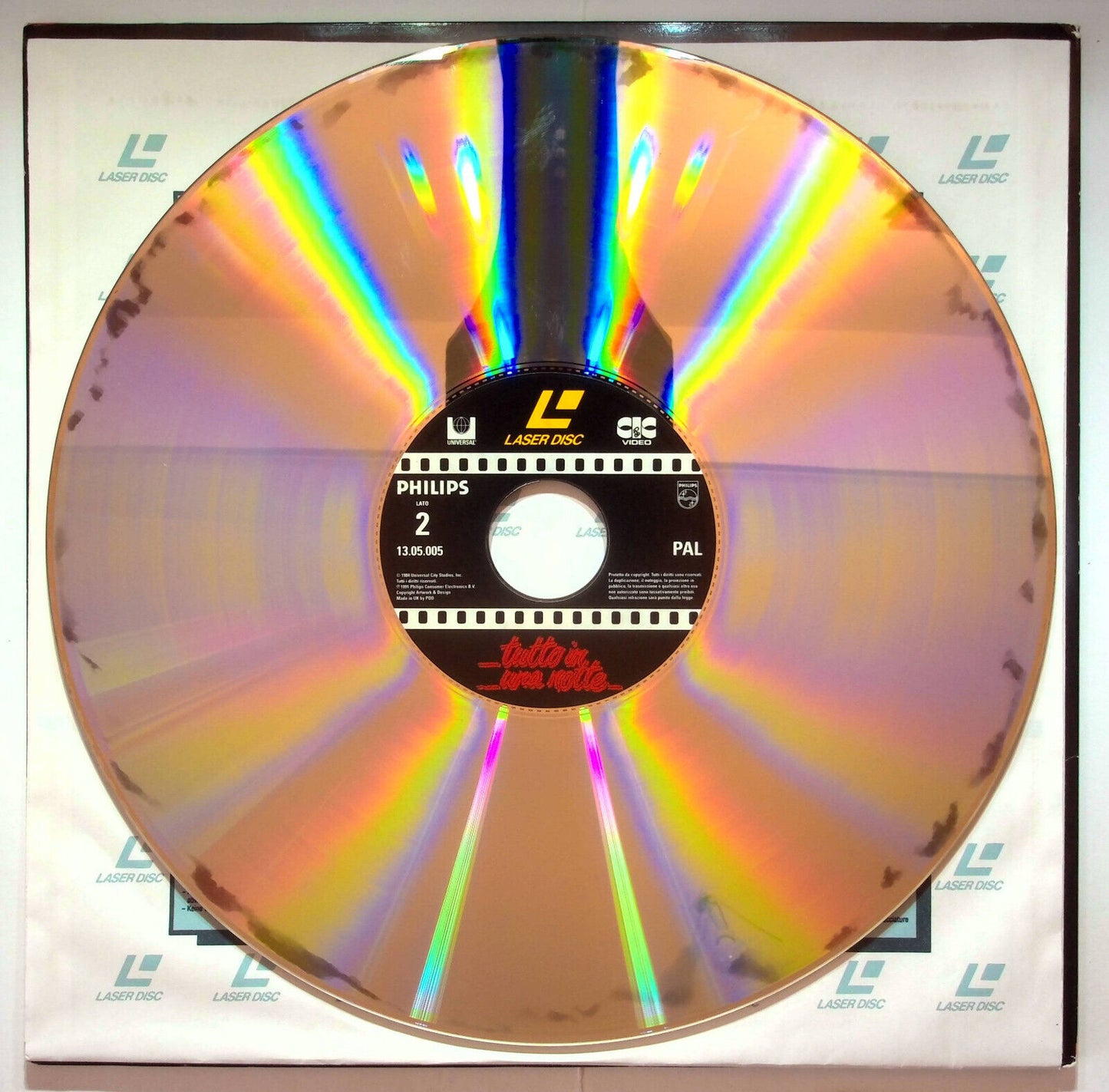 EBOND Tutto In Una Notte - Laser Disc Pal