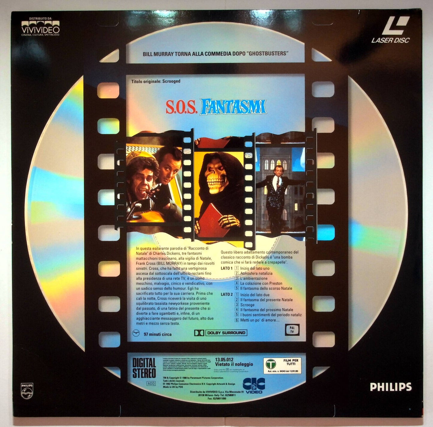 EBOND S.o.s Fantasmi - Laser Disc Pal