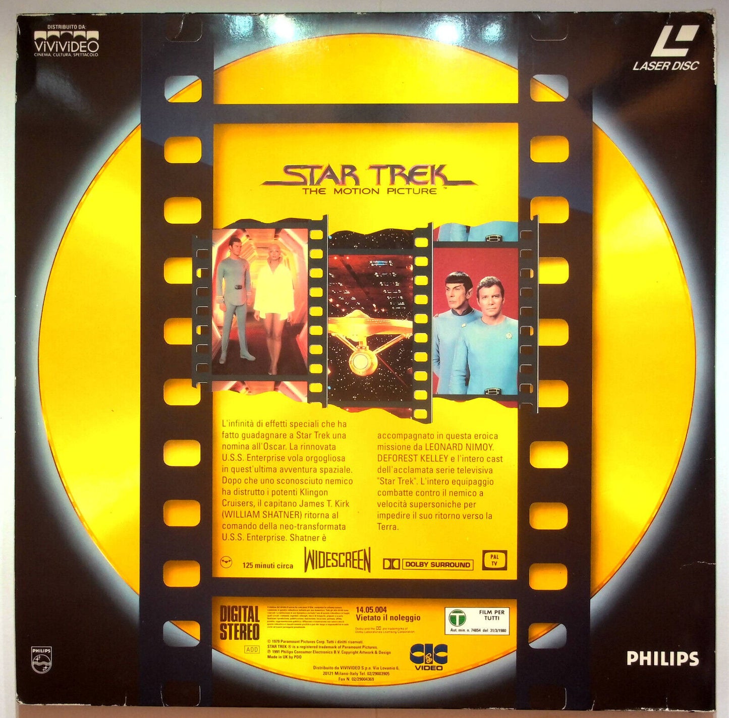 EBOND Star Trek The Motion Picture - Laser Disc Pal