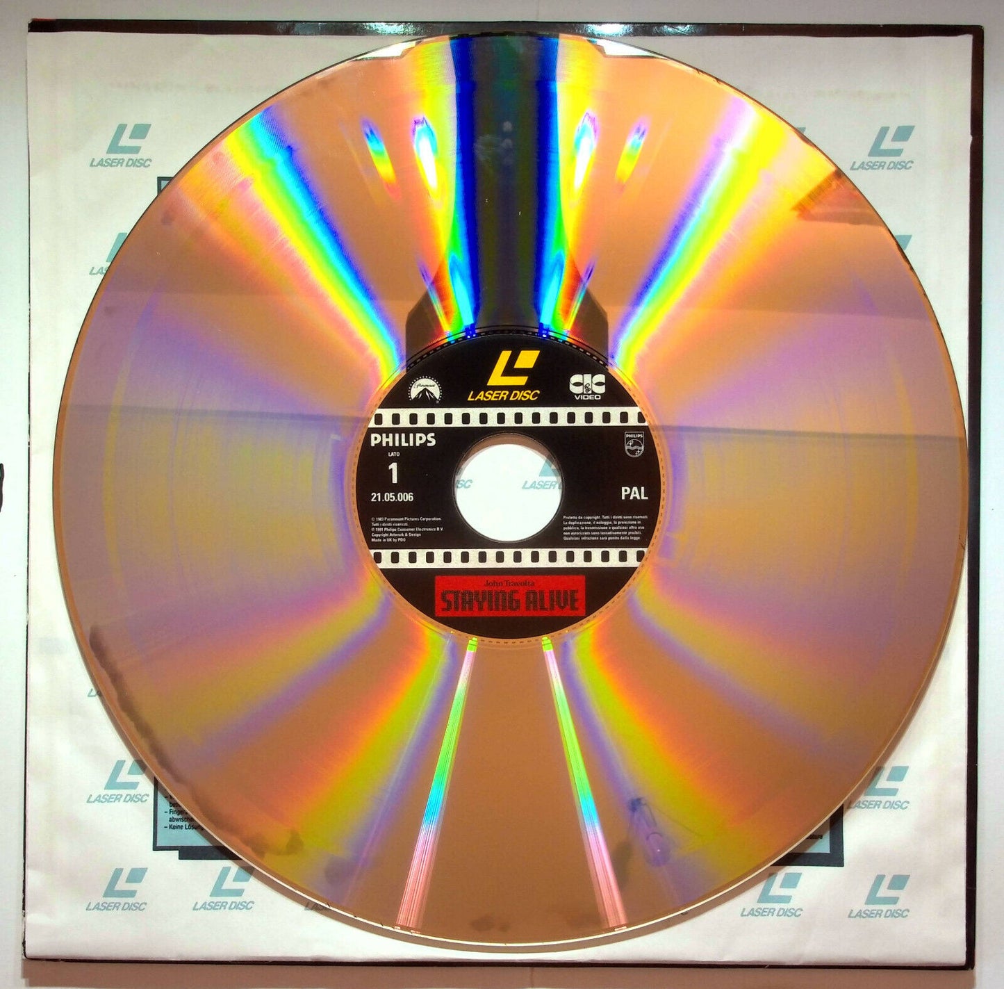EBOND Staying Alive - Laser Disc Pal