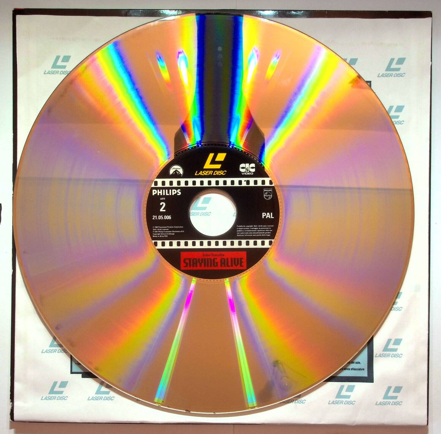 EBOND Staying Alive - Laser Disc Pal