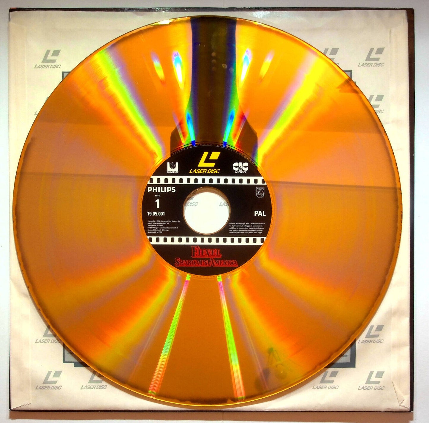 EBOND Fievel Sbarca In America - Laser Disc Pal