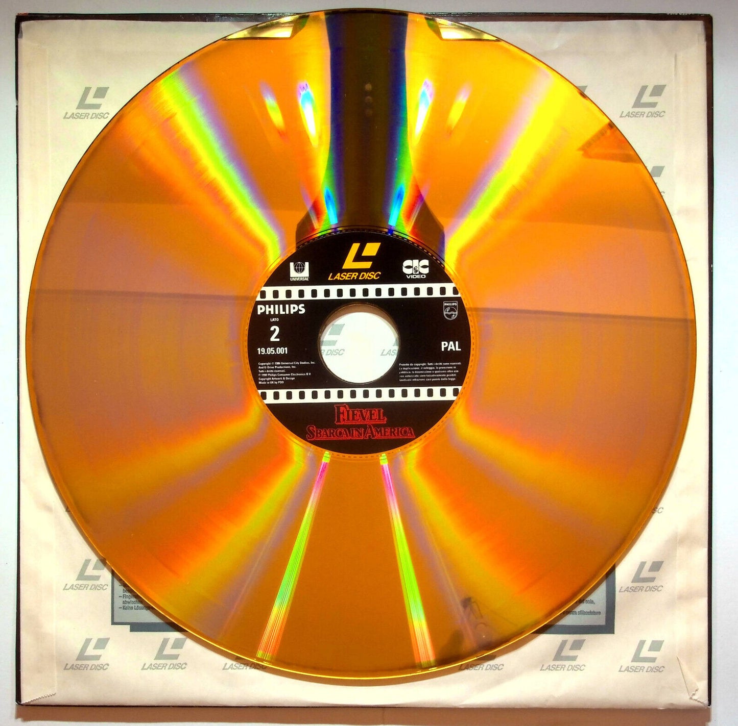 EBOND Fievel Sbarca In America - Laser Disc Pal