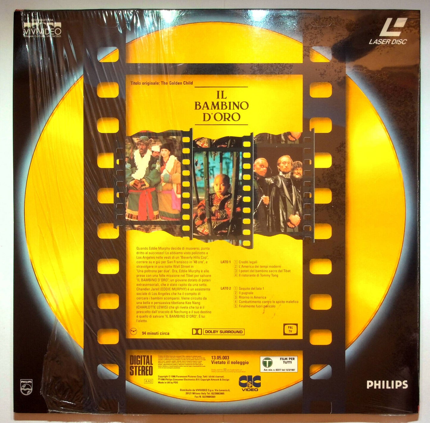 EBOND Il Bambino D'oro - Laser Disc Pal