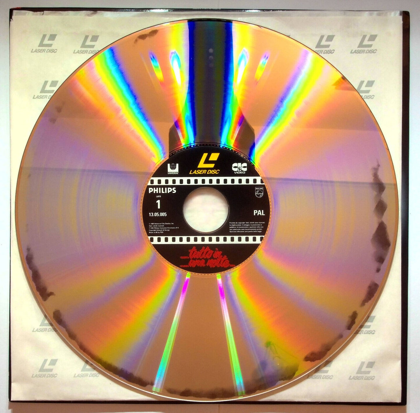 EBOND Tutto In Una Notte - Laser Disc Pal