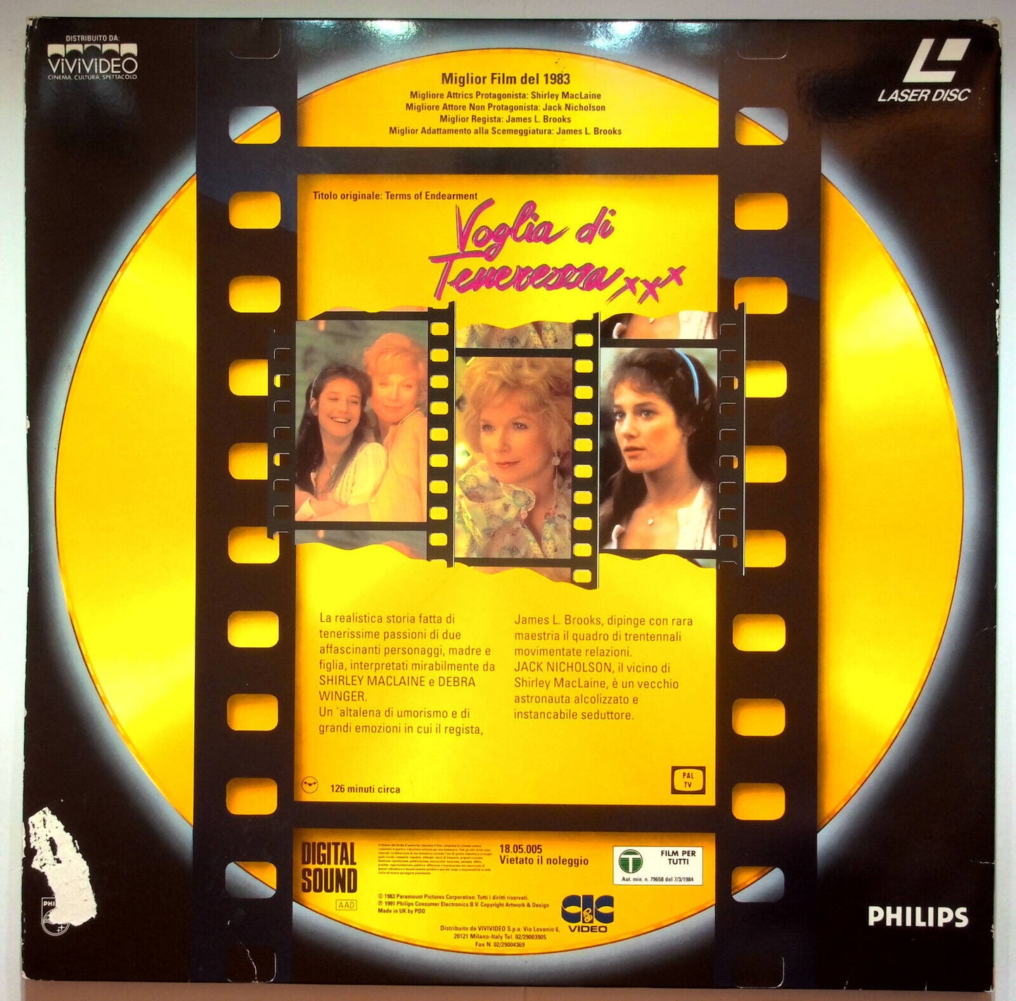 EBOND Voglia Di Tenerezza - Laser Disc Pal